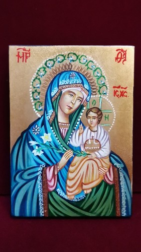 Madonna del giglio con - madonna,