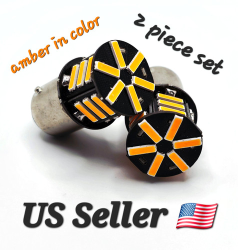 Pair amber led turn signal - turn,