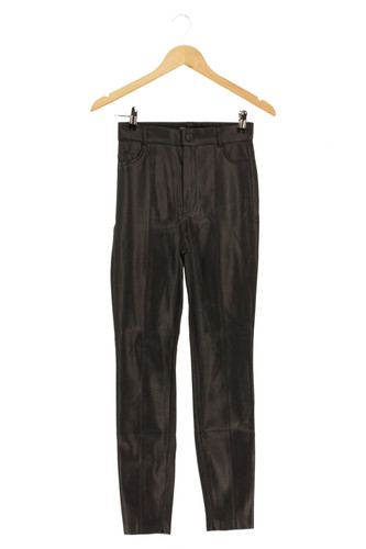 Zara pantaloni ecopelle donna - ecopelle,