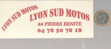 Autocollant.  Moto. LYON SUD