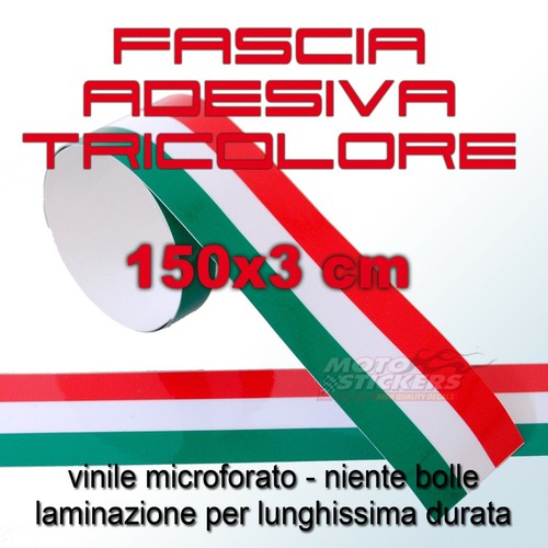 Fascia adesiva tricolore 150x3