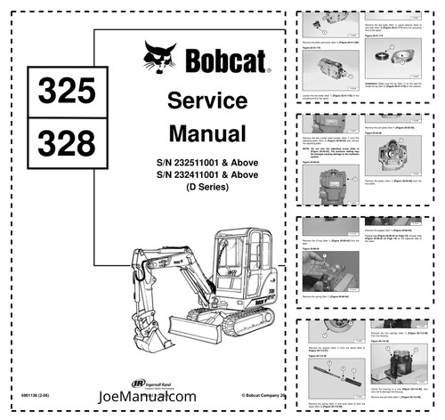 Bobcat 325 328 excavator - bobcat,