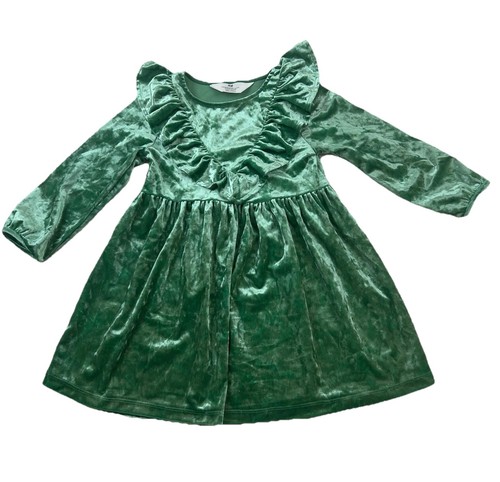 Abito verde velluto - h&m,