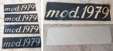 SOLO Uno di 4       Adesivo dell'epoca per scudo Vespa mod. 1979 come da foto