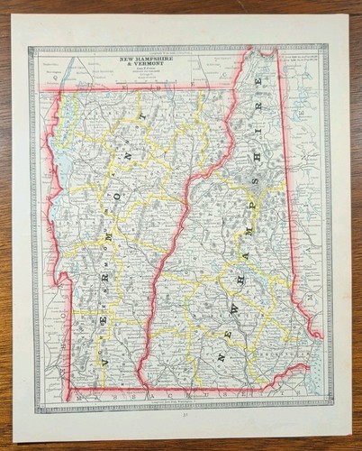Mappa vintage 1883 new - mappa,