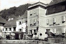 PRATO CARNICO (Udine). CARNIA.Albergo SETTE NANI. AUTO. Vg. c/fr. 1961.