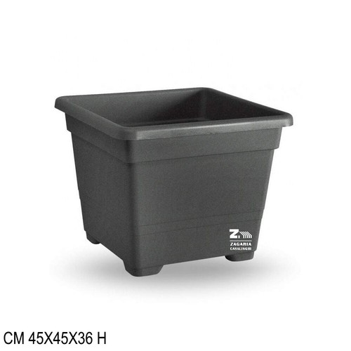 Vaso quadrato 45x45x36 h - vaso, cm