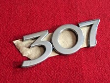 PEUGEOT 307 LOGO SIGLA EMBLEMA FREGIO STEMMA SCRITTA TARGHETTA BADGE PLACCA NOME