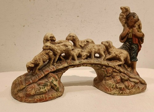 Antico pastore per presepe - pastore,