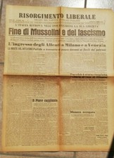 GIORNALE MORTE FUCILAZIONE