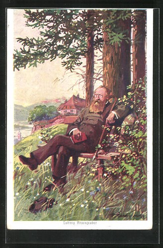 Cartolina artistica ludwig - cartolina,