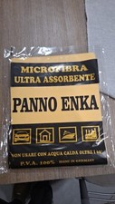 Panno Pelle Sintetico Giallo Auto Casa Enka Scamosciata Mis. Gigante Pacco 10pz