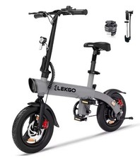 ESTOCK1 Bici elettrica da città pieghevole Smart Urban E-Bike da 14 pollici