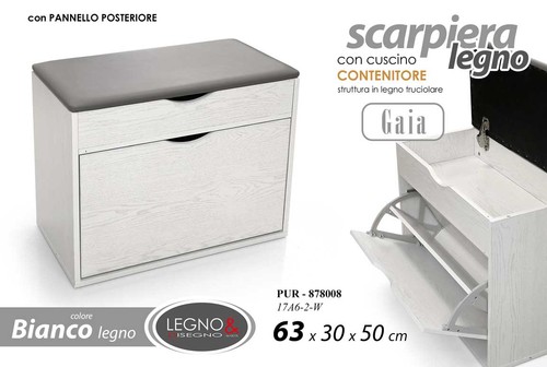 Panca scarpiera contenito - panca,