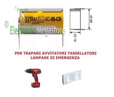 BATTERIA RICARICABILE NI-CD SC 1,2V 2000mAh 22x42mm A SALDARE 30/307