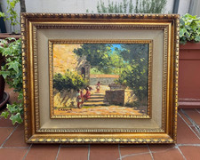 DIPINTO OLIO SU TELA - FIRMA