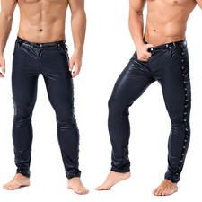 Pantaloni ecopelle leggings