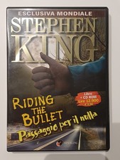 Riding the Bullet di Stephen King. Dvd e libro prima ed. assoluta Sperling.