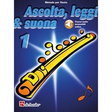 Ascolta leggi & suona 1 Flauto Traverso Libro + Audio online