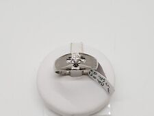 ANELLO DA UOMO IN ORO 18KT CON DIAMANTE 6,9 GR. N.24 (3592) FONDO DI MAGAZZINO