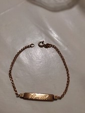 BRACCIALETTO CON PIASTRINA IN