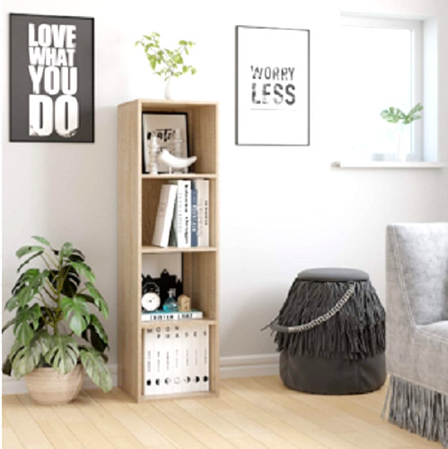 Libreria rovere portaoggetti - libreria,