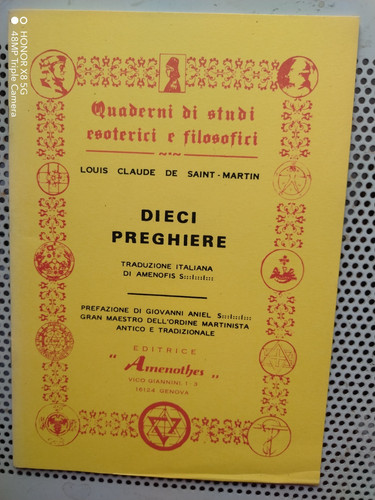 Martinismo dieci preghiere - -,