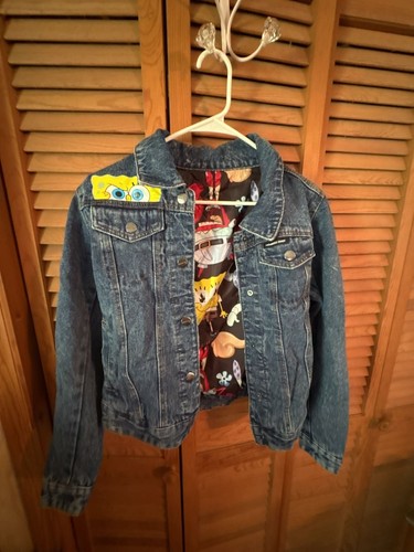 Giacca jeans spongebob - jeans,