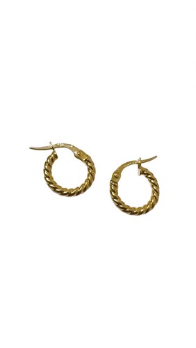 Orecchini cerchio oro - cerchio, 18