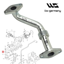 Tubo, Valvola EGR per AUDI A4 (B6 B7) 1.9 TDI 2.0 TDI 038131521CB