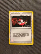 REVERSE foil stamped Rocket's Poke Ball 89/109 exTeam Rocket Returns Pokemon tcg