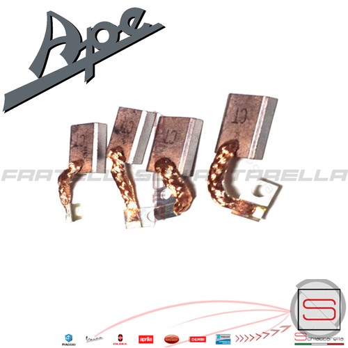 Serie kit spazzole dinamotore - spazzole,
