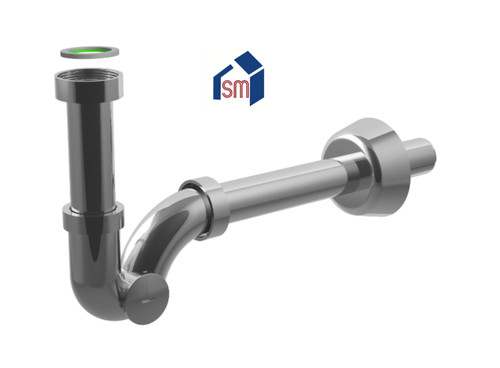 Sifone esse abs cromato - sifone, in