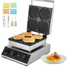 VEVOR 4PCS Macchina Waffle