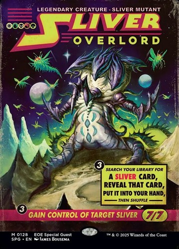 Mtg sliver overlord 128 - mtg, exc