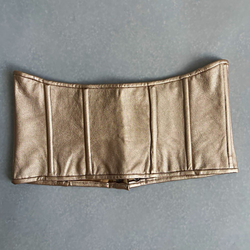 Cintura corsetto ecopelle - , rame