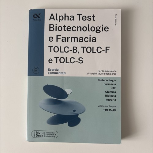 Alpha test biotecnologie - alpha, e