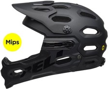 Casco Bici Bell Super 3R MIPS per MTB Enduro/Trail, mentoniera removibile 2-in-1