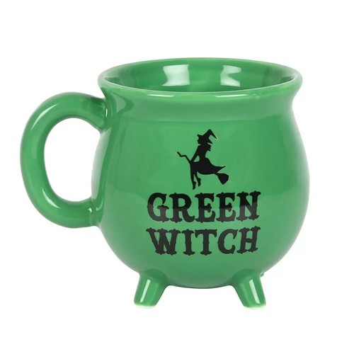 Tazza calderone strega verde - tazza,