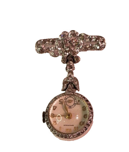 Spilla orologio infermiera