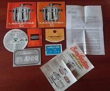 LAGOSTINA PENTOLA A PRESSIONE RICCO SET ORIGINALE DI OPUSCOLI E ALTRO.. ANNI '60