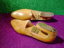 FORMA SCARPE IN LEGNO DEI FRATELLI CAMPANILE N° 41, PIEGHEVOLI, TARGHE IN OTTONE