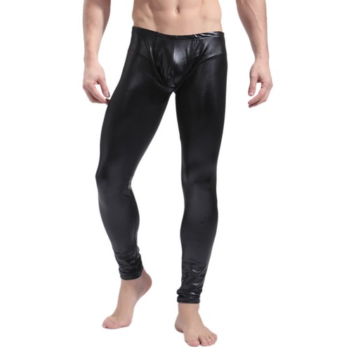 Pantaloni stretti uomo - , pelle