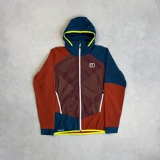 ORTOVOX COL BECCHEI SCHOELLER SOFTSHELL FULL ZIP GIACCA MERINO CON CAPPUCCIO TAGLIA UOMO M