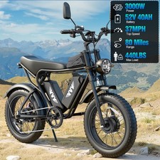 YVY 52V 40Ah 20" Bici elettrica Bici da citta elettrica 2000W trekking 7velocita