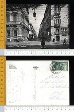 09811] CATANIA - VIA UMBERTO CON VIGILE AL CENTRO STRADA - 1952