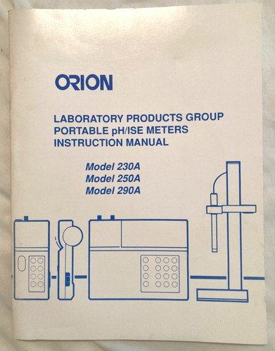 Orion misuratori ise - misuratori, ph/ise