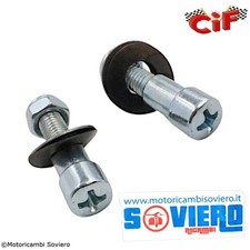 Coppia viti dadi  leve Vespa