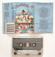 Mc Fivelandia 10 Sigle Cartoni Animati Tv Cristina D'Avena Musicassetta Vintage