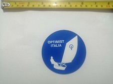 adesivo sticker Optimist Italia 1978